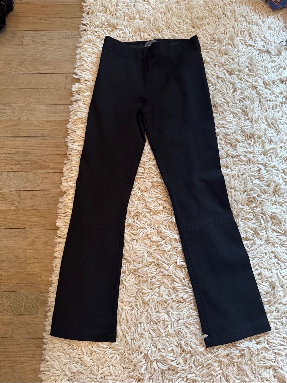 Vince Black Wide-Leg Flare Jeans